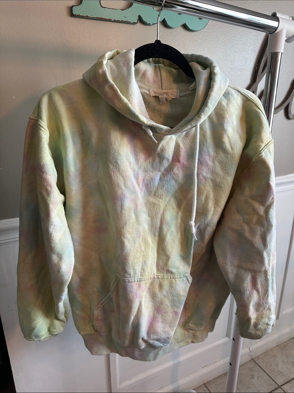 Tie-Dye Pastel Hoodie Sweatshirt -